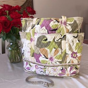 Vera Bradley Floral Zippered Bag